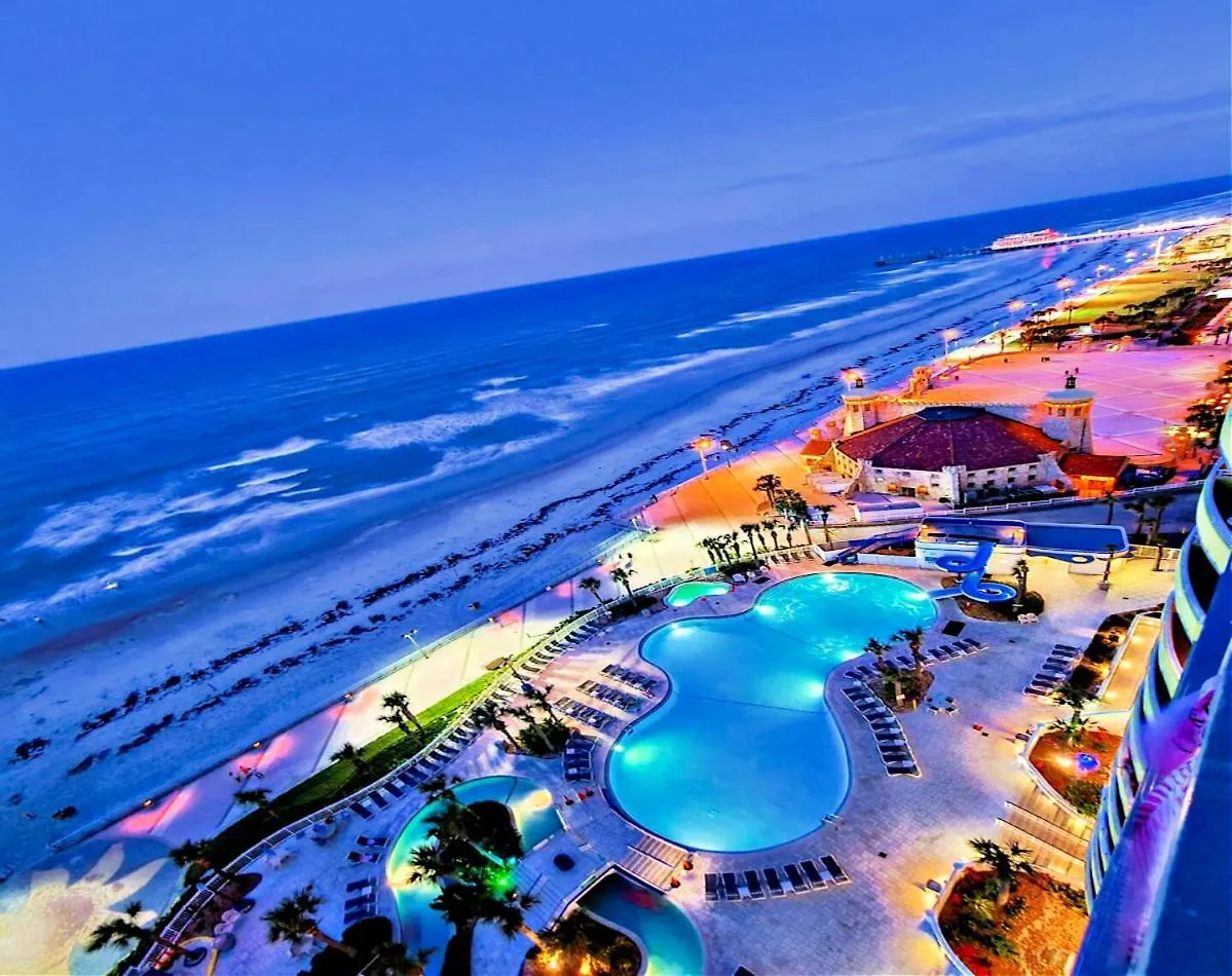 Apartment 16Th Floor 1 Bedroom Resort Condo Direct Oceanfront Wyndham Ocean Walk Resort Daytona Beach 1606