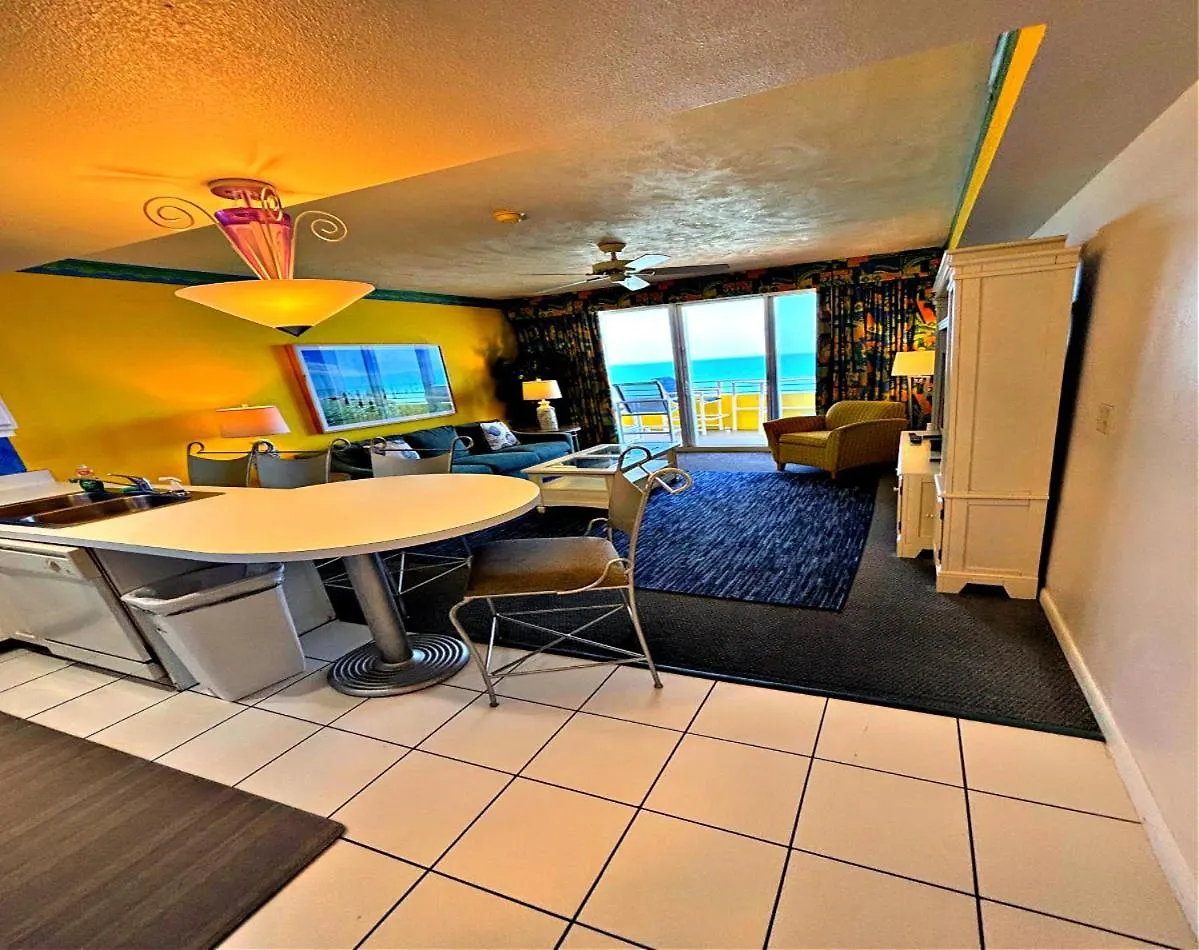 Apartment 16Th Floor 1 Bedroom Resort Condo Direct Oceanfront Wyndham Ocean Walk Resort Daytona Beach 1606